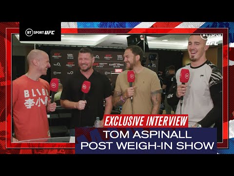 “I didn’t think they’d match me and Curtis” Tom Aspinall on surprising fight | UFC London Weigh-ins