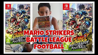 MARIO STRIKERS BATTLE LEAGUE FOOTBALL | unboxing | FILIPINO- ITALIAN SPEAKING KIDS