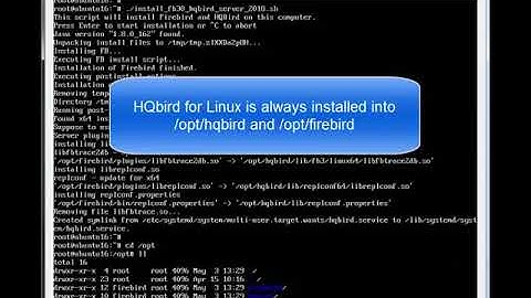 How to install HQbird Enterprise on Linux (Ubuntu 16)