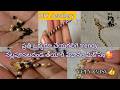 Latest model cz polki black beads necklace తయారీ విధానం 🤔#diy #trendy #pearls #viral #black beads..