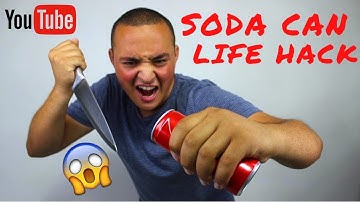 BEST SODA CAN LIFE HACK!!!! (MUST WATCH)