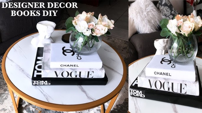 Coffee Table Books Decor  Best Designer books DIY (Chanel, Prada