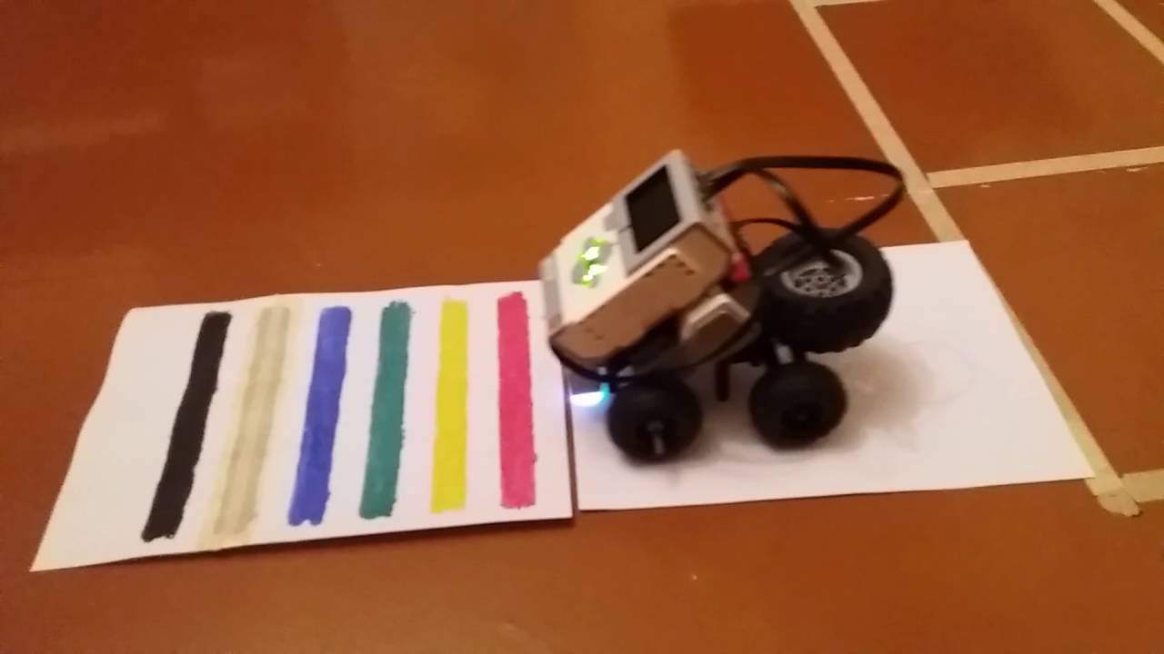 EV3 Array Color test 2 - YouTube