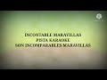 PISTA KARAOKE INCONTABLE MARAVILLAS