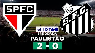 LUCIANO E TAPIA MARCAM E SAO PAULO VENCE O SANTOS NO MORUMBI SAO PAULO 2 x 0 SAN
