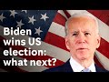 Joe Biden elected President of the United States - what next?