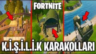 Farklı K.İ.Ş.İ.L.İ.K. Keşif Karakollarında Ziyaret Et - Fortnite İşin Aslı Görevi