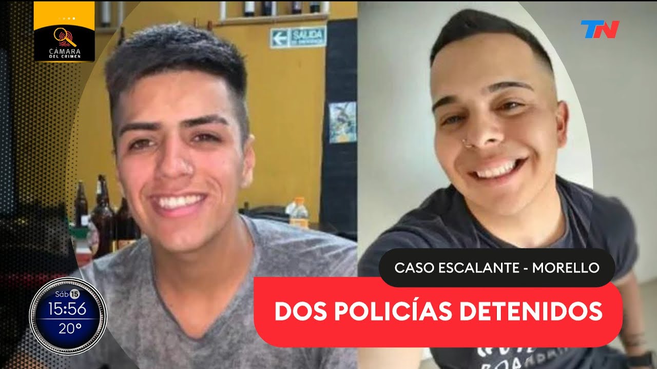 CASO ESCALANTE - MORELLO: Dos policías detenidos
