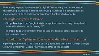 Understanding Total Blocking Time: Is Google Analytics the Culprit?