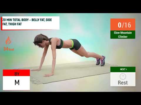 20 MIN TOTAL BODY – BELLY FAT, SIDE FAT, THIGH FAT/20 წუთი მთლიანი სხეული   მუცლის ცხიმი, გვერდები