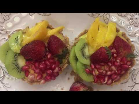 No Bake Fruit Tart With Mango Custard |हिंदी|