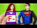 WHAT IF MY PRINCIPAL IS A SUPERHERO | IF MY TEACHER HAS SUPERPOWER BY CRAFTY HACKS PLUS