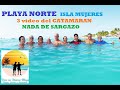 Isla Mujeres, tour en Catamaran 3a parte,Playa Norte nada de sargazo 4 Mayo,