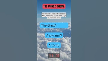 Riddle of the Sphinx