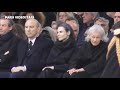 Obsèques nationales de Robert Badinter : sa veuve Elisabeth émue lors des adieux - 14 février 2024