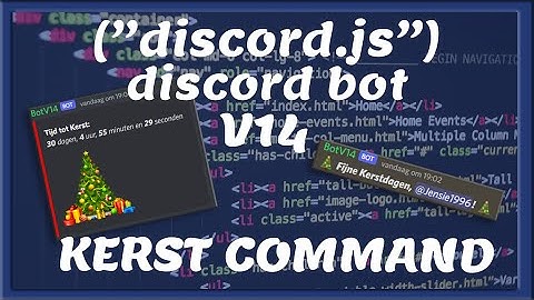 SLASH KERST COMMAND || Discord v14 [Nederlands/Dutch]