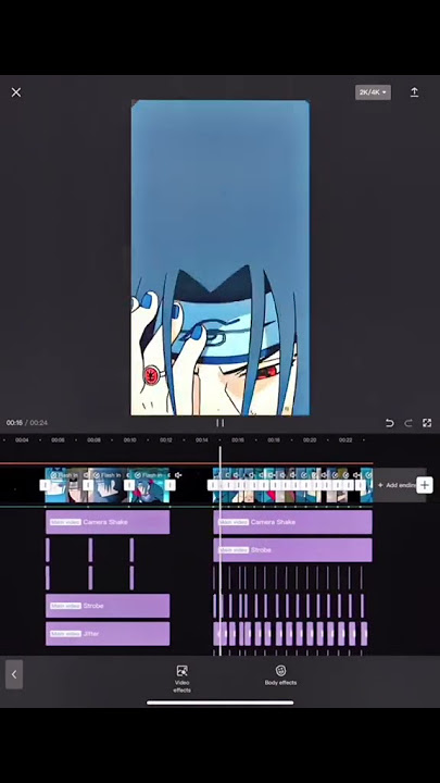 Cap cut Edit tutorial - anime edit - Edit tutotal #animeedit #edit #tutorial #itachi