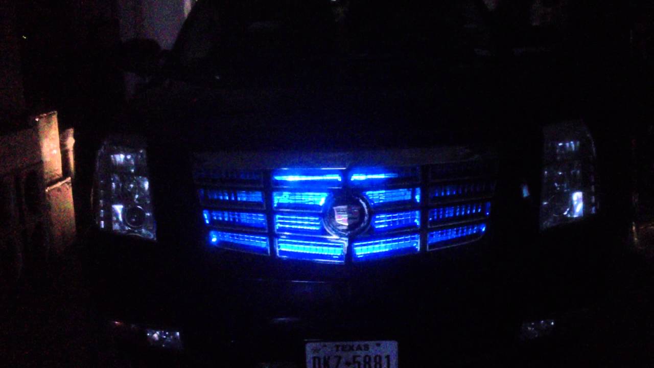 LED KNIGHTRIDER BAR. LED SCANNER. CADILLAC ESCALADE. MULTI PATTERNS AND COLORS
