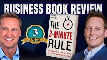 The 3-Minute Rule by Brant Pinvidic [Book Review]