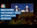 Berkshires 2023 annual shareholder meeting watch the full afternoon session with warren buffett