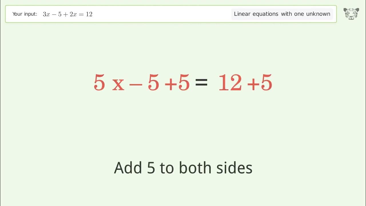 linear-equation-with-one-unknown-solve-3x-5-2x-12-step-by-step
