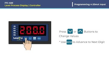 ITC-450 4-20mA Input Programming