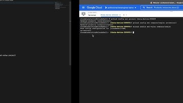 Configure GCP environment in Cloud Shell - gcloud commands. #shorts  #gcpcloud #basics