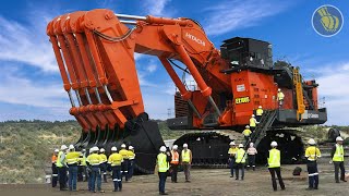 5 UltraLarge Excavators Working on Another Level!