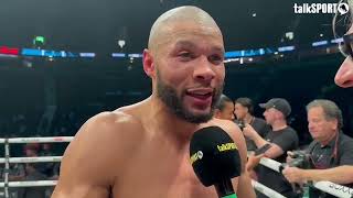 Chris Eubank Jr REACTS to his amazing win over Liam Smith with talkSPORT Boxing! 🔥