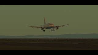 Smooth Landing In Belgrade On a Croatia Airlines A319
