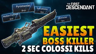 SIGVORES PROOF (2s) Colossus KILLS | Hailey Instant BOSS KILL Build - The First Descendant @gmrjayz