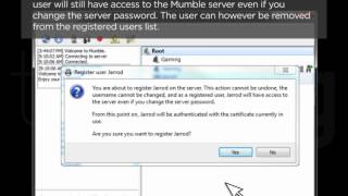 Tutorial: Granting a Mumble User Priority Speaker screenshot 4
