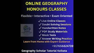 Geography Scholar Tutorial Kolkata : Online Home Tutor, Private Tutor - Geography Honours Tuition 63