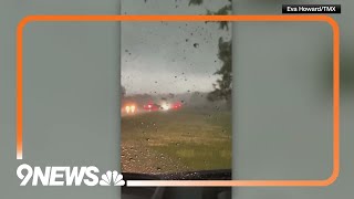 Tennessee: Couple waits out tornado in car