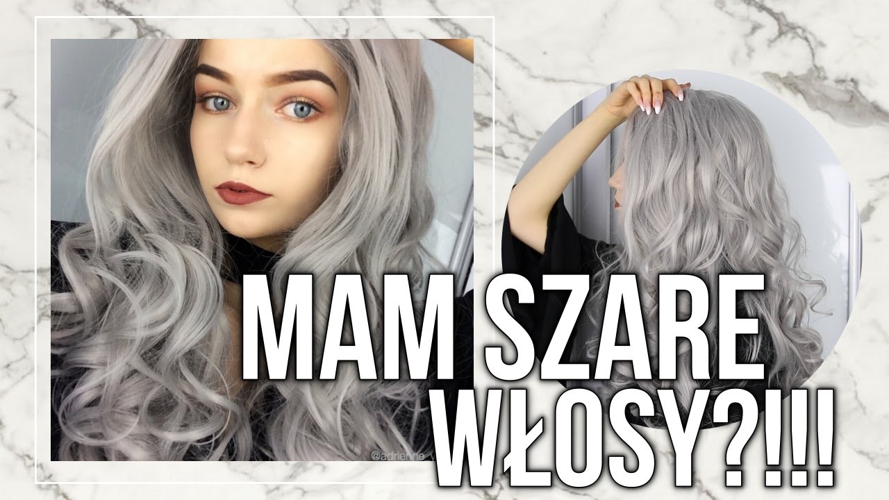W Końcu Szare Włosy Tumblr Girl Farbowanie Na żywo Youtube