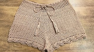 How to make beautiful crochet shorts