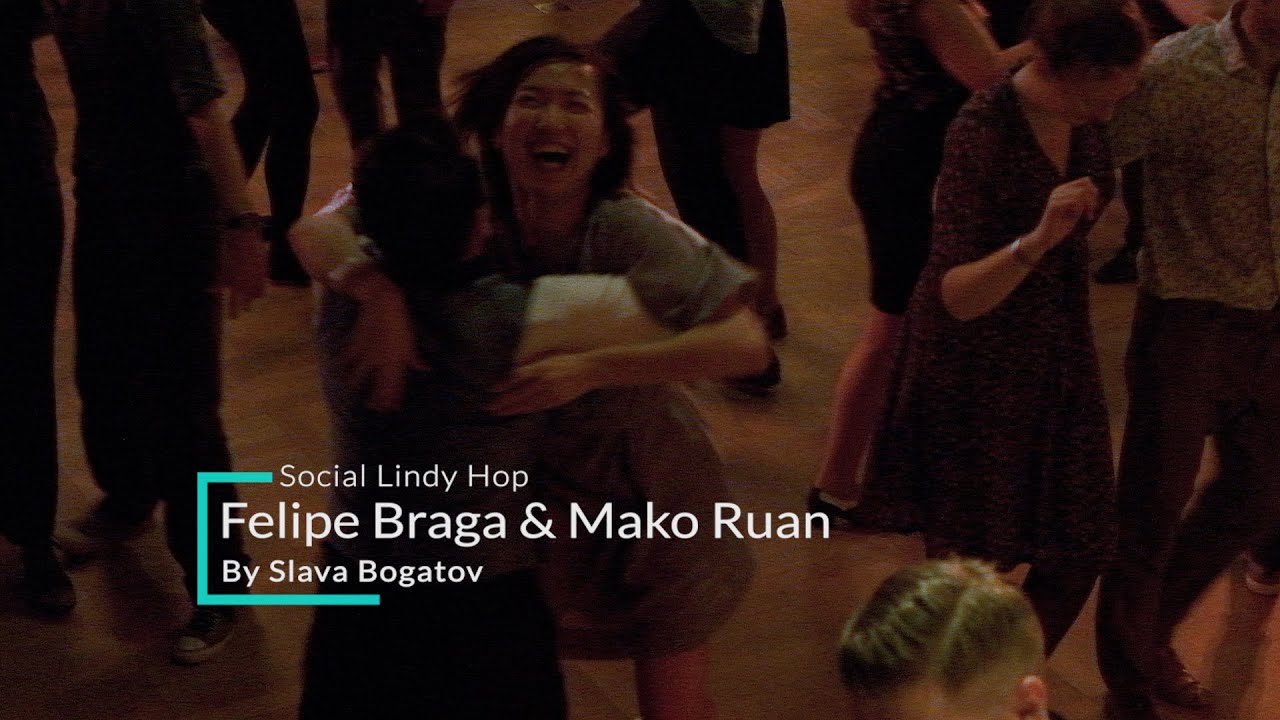 Felipe Braga and Mako Ruan - Social Lindy Hop