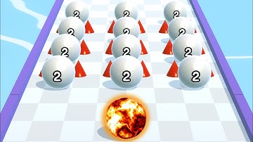 BALL RUN 2048 🎱💕- All Levels Gameplay Android, iOS v.122