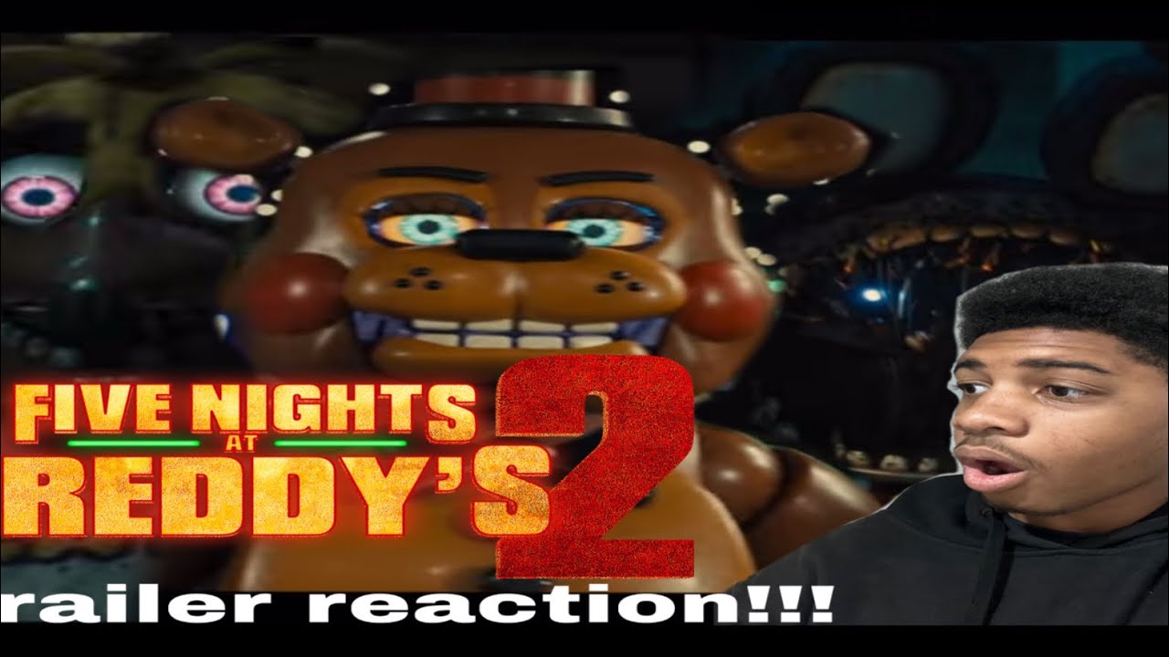 FNAF MOVIE 2 official trailer reaction!!!(reaction + analysis) - YouTube