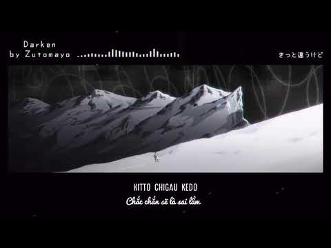 Vietsub Lyrics Romaji 暗く黒く DARKEN ずっと真夜中でいいのに ZUTOMAYO 