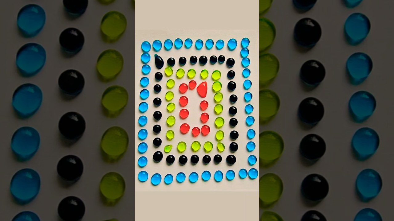 Rainbow Colour Drops Mixing #mix #paint #shortfeed #feed #rainbow