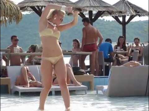 Girls in Bikini Dancing, Summer 2013 @ Solaris Pool Bar, Šibenik - Croatia