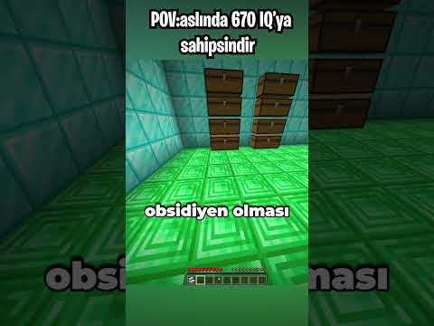 Aslında 670 IQ'ya Sahipsindir |MİNECRAFT