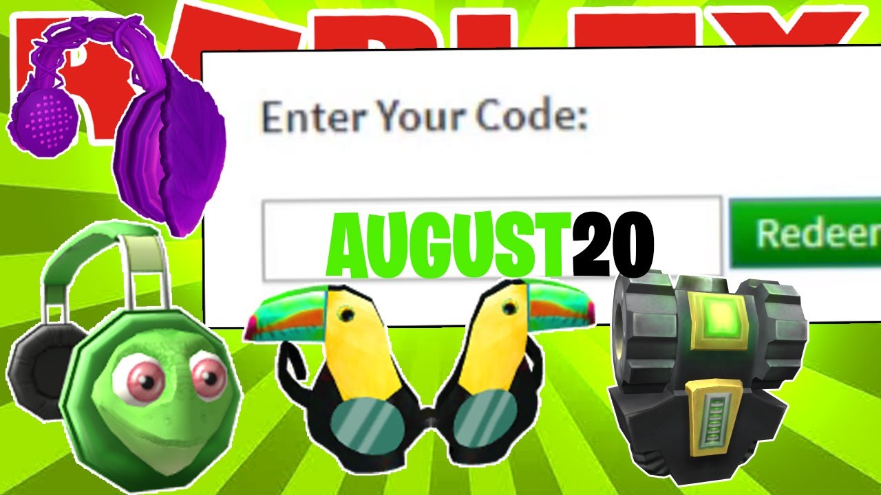 Here Is A List Of All Working Promo Codes And Free Items On Roblox For August 2020 Youtube - august roblox promo code