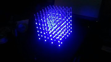 Test - Full 7x7x7 LED Cube - Board A