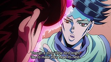 JJBA Diamond is Unbreakable - Rohan Insults Josuke