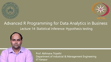 Lecture 14 : Statistical Inference: Hypothesis testing
