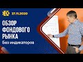 Без индикаторов. Обзор фондового рынка.  Побарный метод.  27.11.20