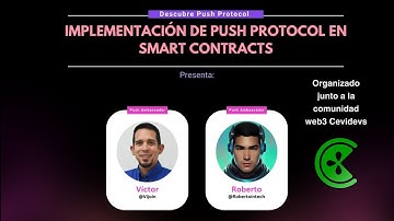 Workshop de Push Protocol en español & Comunidad Cevidevs