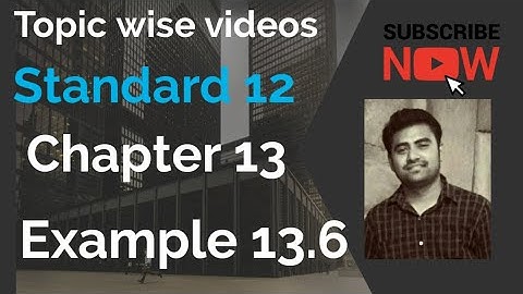 NCERT Physics class 12 chapter 13 EXAMPLE 13.6 #physicsuniversewithjaiminshah